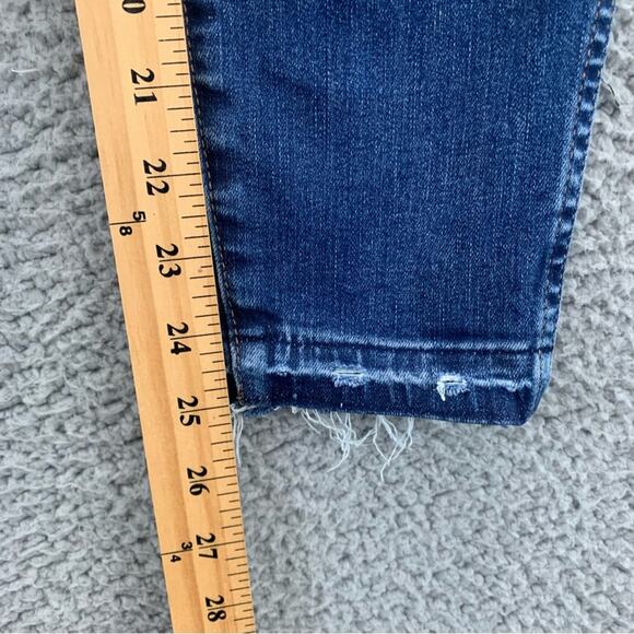 Madewell 10" High-Rise Skinny Button-Front Drop-Hem Women's Jeans - Size: 26 - Picture 11 of 16